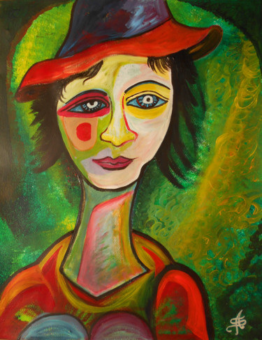 Femme au chapeau